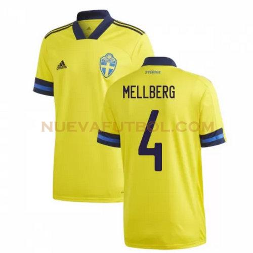 primera camiseta mellberg 4 suecia 2020 hombre