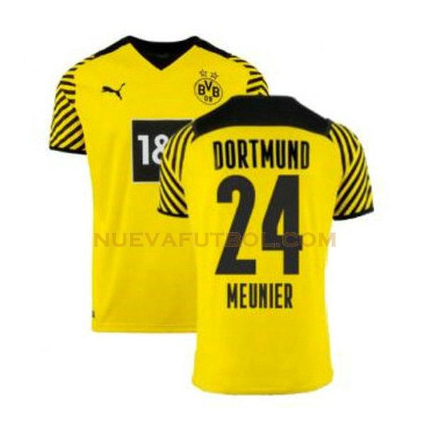 primera camiseta meunier 24 borussia dortmund 2021 2022 amarillo hombre