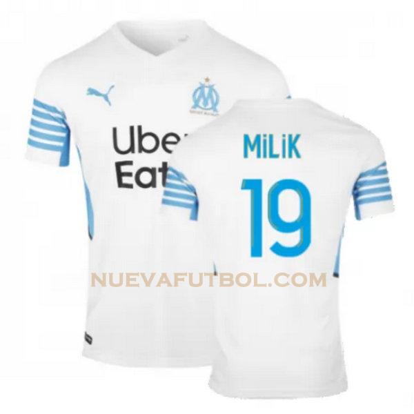 primera camiseta milik 19 marsella 2021 2022 blanco hombre