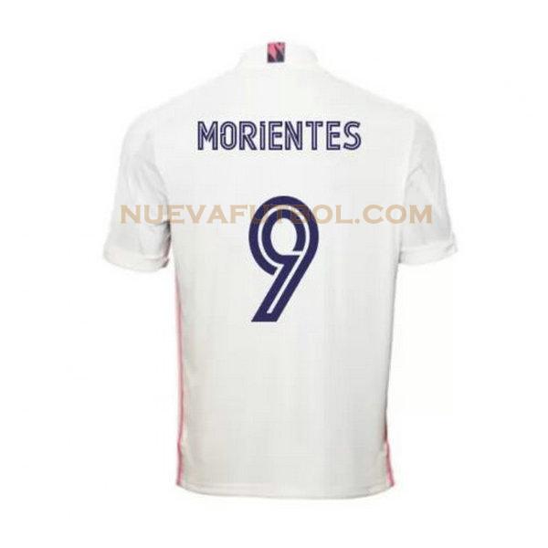 primera camiseta morientes 9 real madrid 2020-2021 hombre