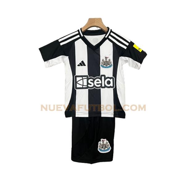 primera camiseta newcastle united 2024 2025 negro blanco niño