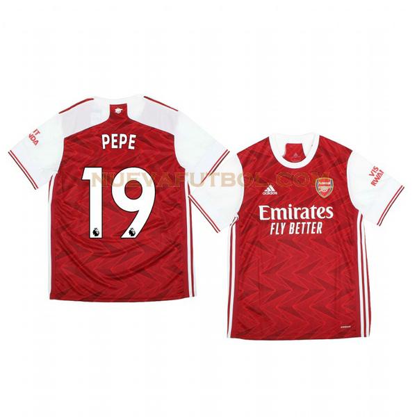 primera camiseta nicolas pépé 19 arsenal 2020-2021 hombre