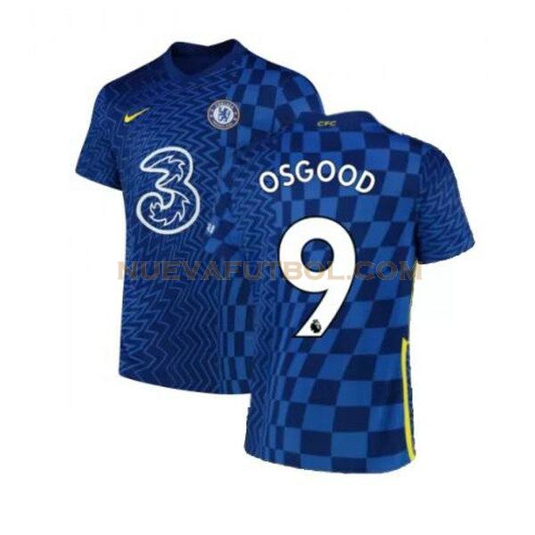 primera camiseta osgood 9 chelsea 2021 2022 azul hombre