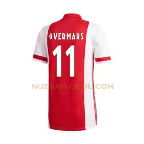 primera camiseta overmars 11 ajax 2020-2021 hombre