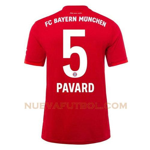 primera camiseta pavard 5 bayern de múnich 2019-2020 hombre