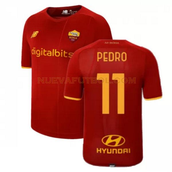 primera camiseta pedro 11 as roma 2021 2022 rojo hombre