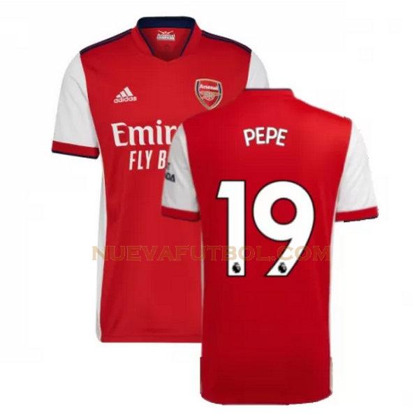 primera camiseta pepe 19 arsenal 2021 2022 rojo hombre