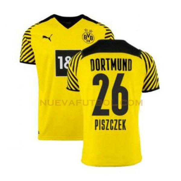 primera camiseta piszczek 26 borussia dortmund 2021 2022 amarillo hombre