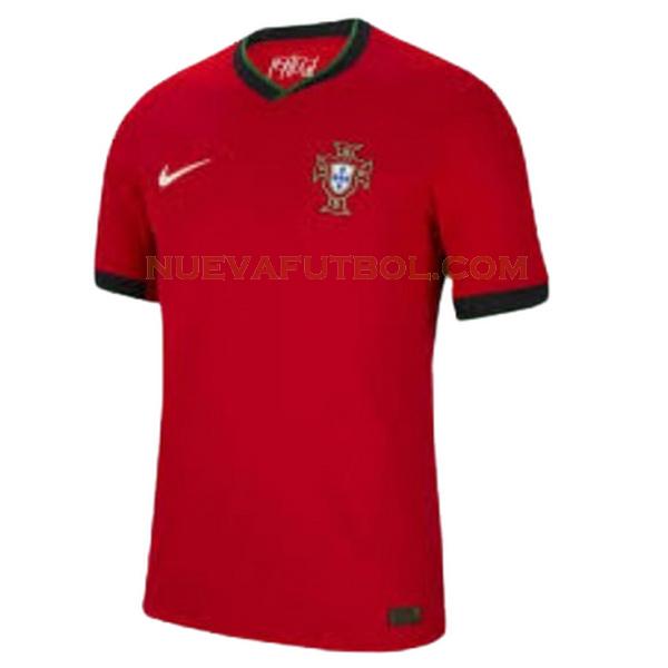 primera camiseta portugal 2024 rojo hombre
