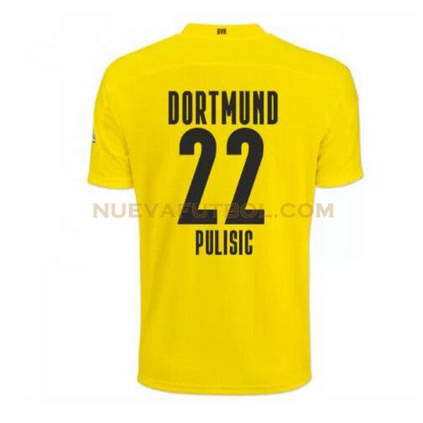 primera camiseta pulisic 22 borussia dortmund 2020-2021 hombre