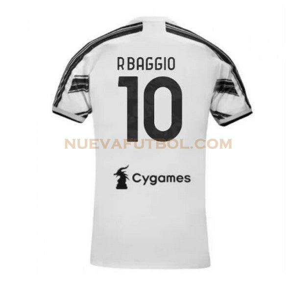 primera camiseta r.baggio 10 juventus 2020-2021 hombre