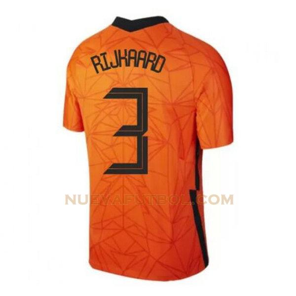 primera camiseta rijkaard 3 países bajos 2020 hombre