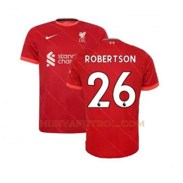 primera camiseta robertson 26 liverpool 2021 2022 rojo hombre