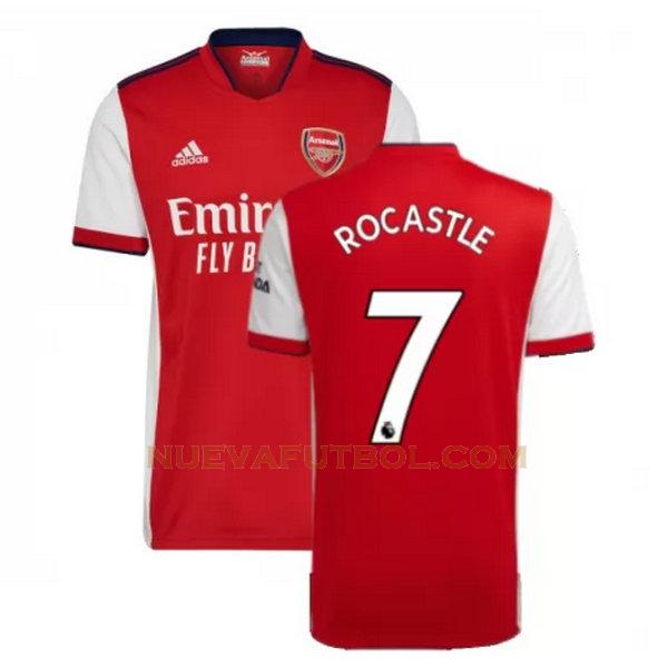 primera camiseta rocastle 7 arsenal 2021 2022 rojo hombre