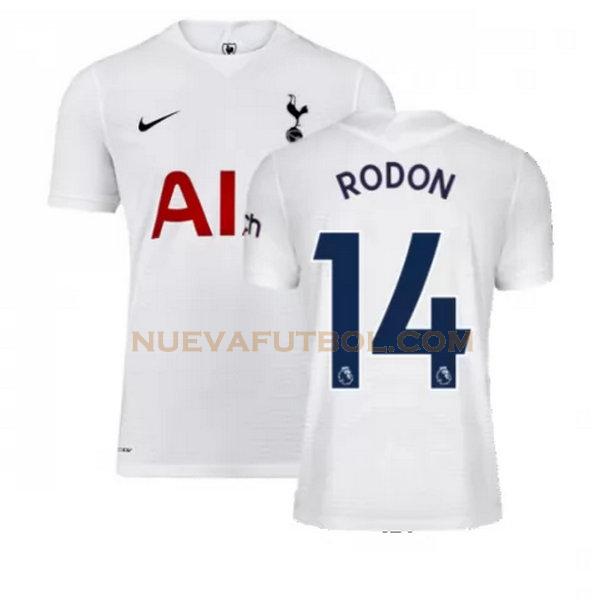 primera camiseta rodon 14 tottenham hotspur 2021 2022 blanco hombre