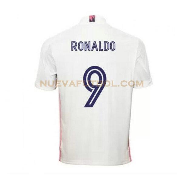 primera camiseta ronaldo 9 real madrid 2020-2021 hombre