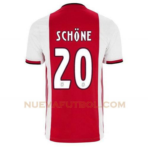 primera camiseta schone 20 ajax 2019-2020 hombre