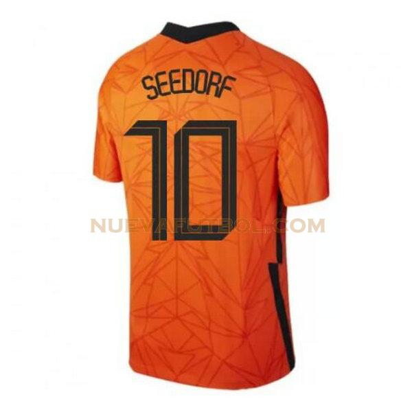 primera camiseta seedorf 10 países bajos 2020 hombre