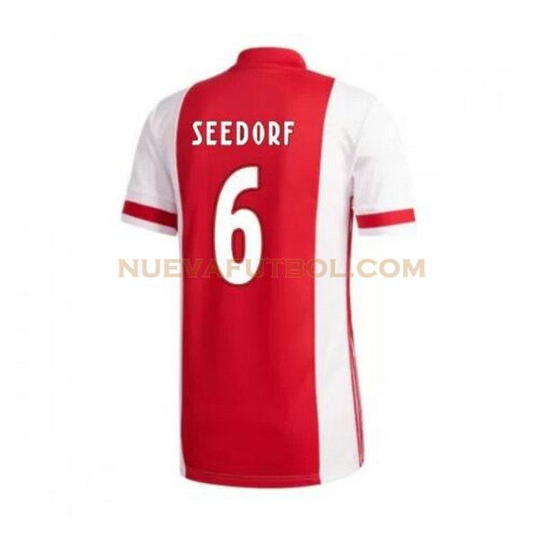 primera camiseta seedorf 6 ajax 2020-2021 hombre