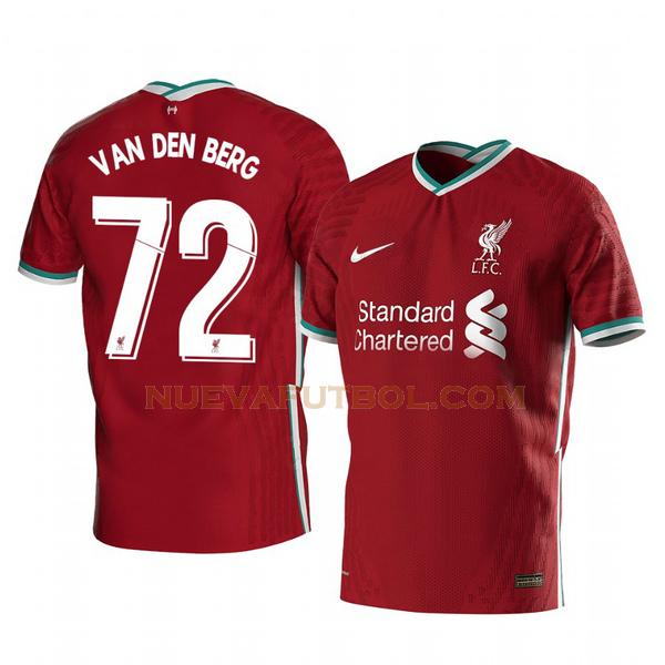 primera camiseta sepp van den berg 72 liverpool 2020-2021 hombre