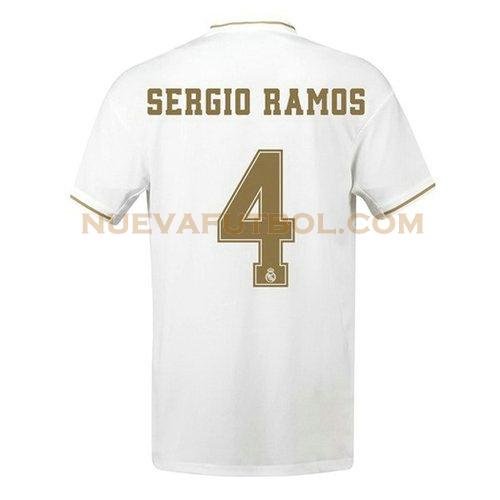 primera camiseta sergio ramos 4 real madrid 2019-2020 hombre