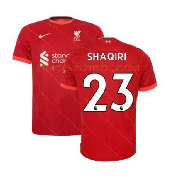 primera camiseta shaqiri 23 liverpool 2021 2022 rojo hombre