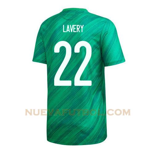 primera camiseta shayne lavery 22 irlanda del norte 2020 hombre