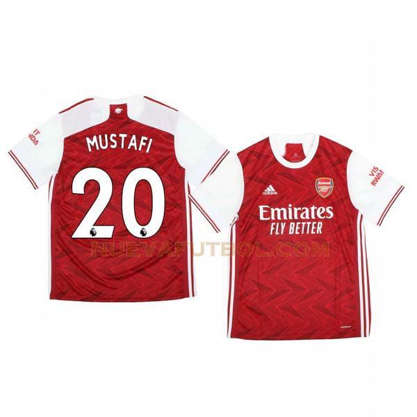 primera camiseta shkodran mustafi 20 arsenal 2020-2021 hombre