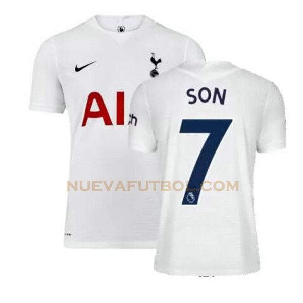 primera camiseta son 7 tottenham hotspur 2021 2022 blanco hombre