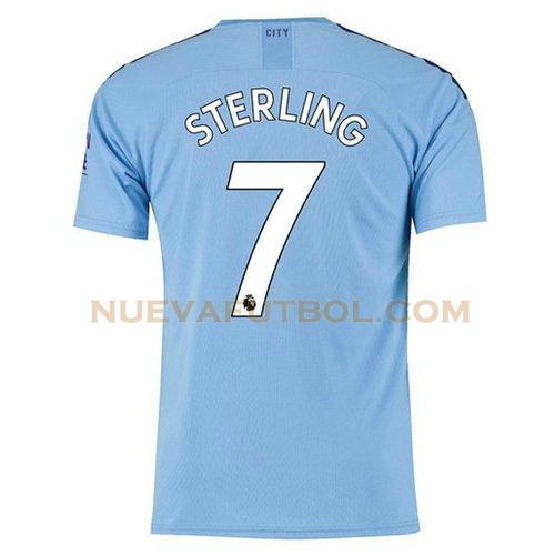 primera camiseta sterling 7 manchester city 2019-2020 hombre