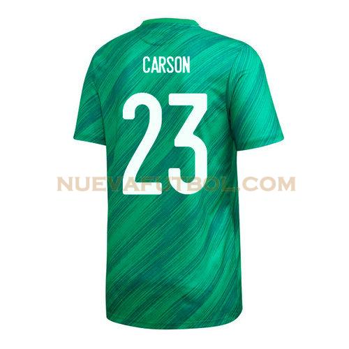 primera camiseta trevor carson 23 irlanda del norte 2020 hombre