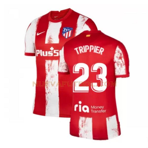 primera camiseta trippier 23 atletico madrid 2021 2022 rojo blanco hombre