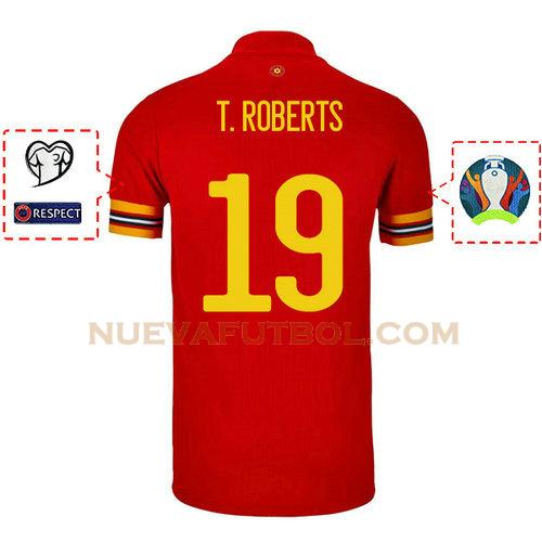 primera camiseta tyler roberts 19 gales 2020 hombre