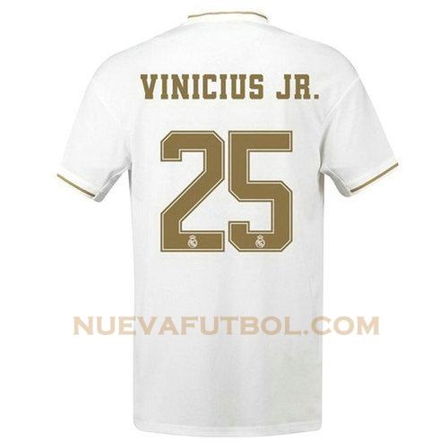 primera camiseta vinicius jr 25 real madrid 2019-2020 hombre