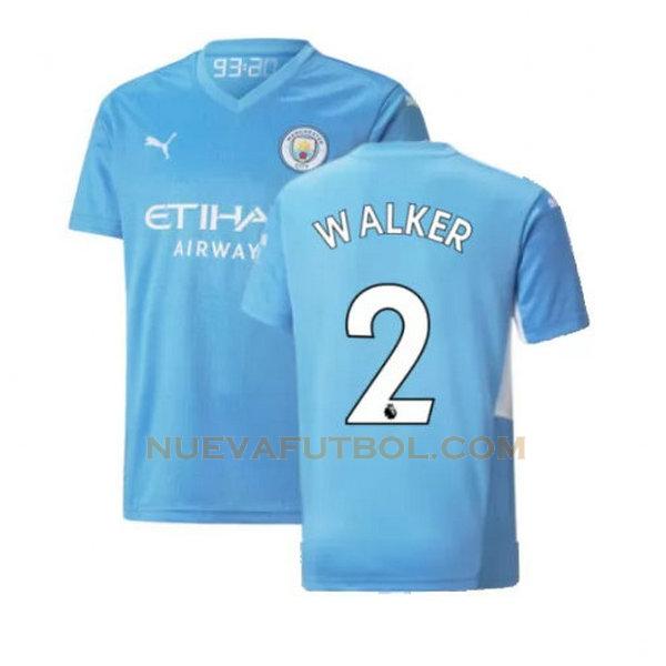 primera camiseta walker 2 manchester city 2021 2022 azul hombre