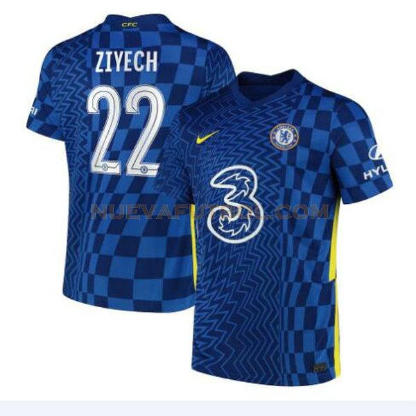 primera camiseta ziyech 22 chelsea 2021 2022 azul hombre