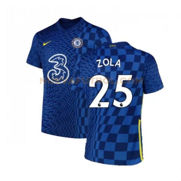 primera camiseta zola 25 chelsea 2021 2022 azul hombre