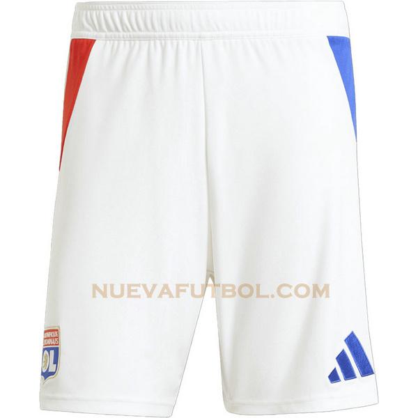 primera pantalones cortos lyon 2024 2025 blanco hombre