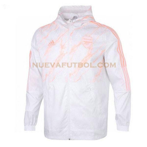 rompeviento arsenal 2021 2022 blanco hombre