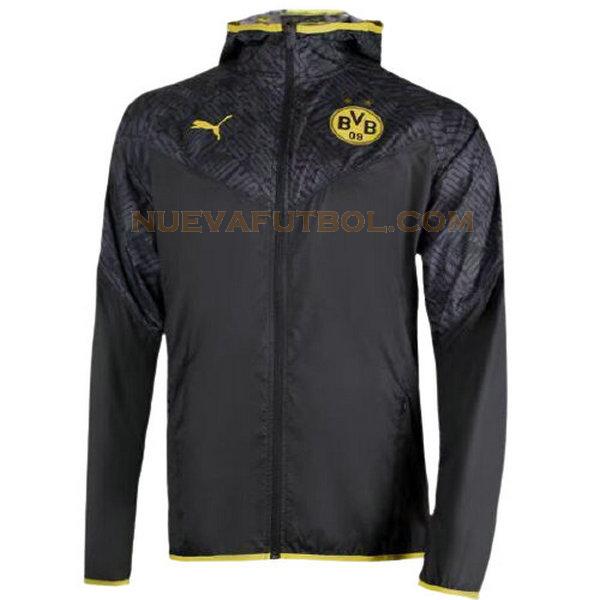 rompeviento borussia dortmund 2021 2022 negro hombre