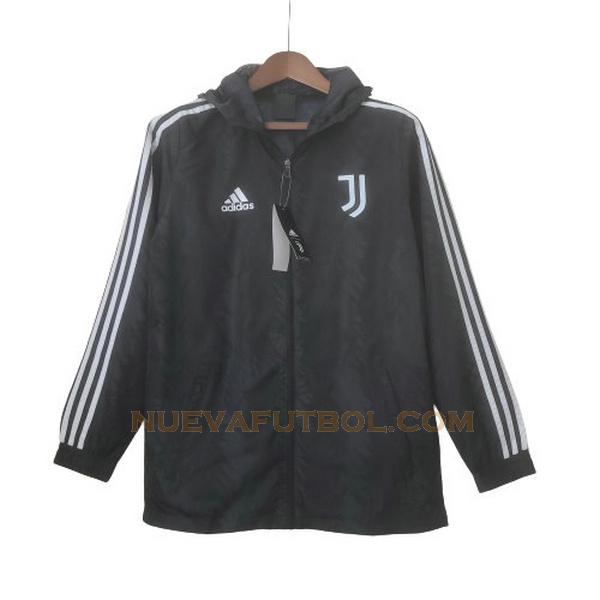 rompeviento juventus 2022 2023 negro hombre