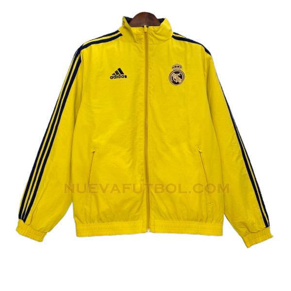 rompeviento real madrid 2024 2025 amarillo hombre