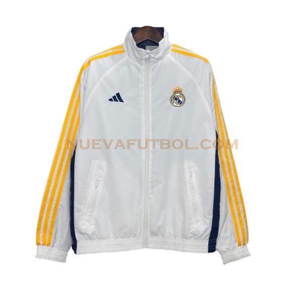 rompeviento real madrid 2024 25 blanco hombre