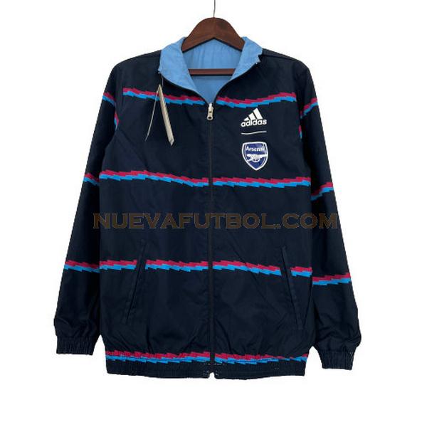 rompevientos arsenal 2023 2024 azul hombre