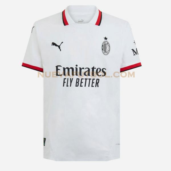 segunda camiseta ac milan 2024 2025 blanco hombre