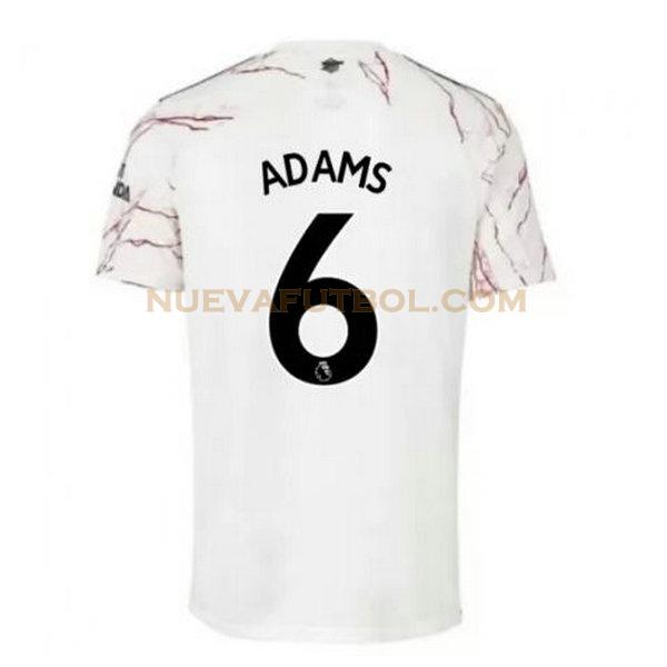 segunda camiseta adams 6 arsenal 2020-2021 hombre