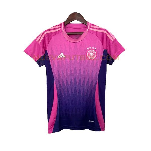 segunda camiseta alemania 2024 rosa mujer