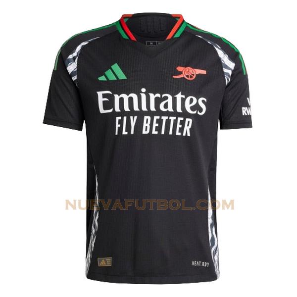 segunda camiseta arsenal 2024 2025 negro hombre