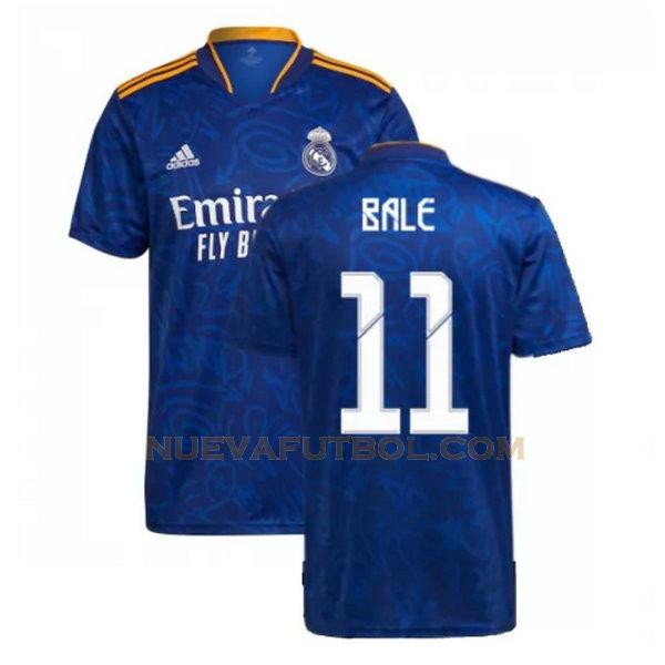 segunda camiseta bale 11 real madrid 2021 2022 azul hombre