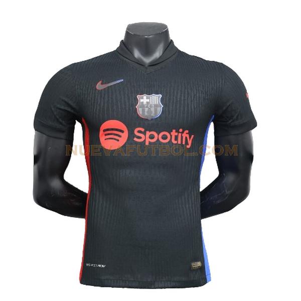 segunda camiseta barcelona player 2024 2025 negro hombre